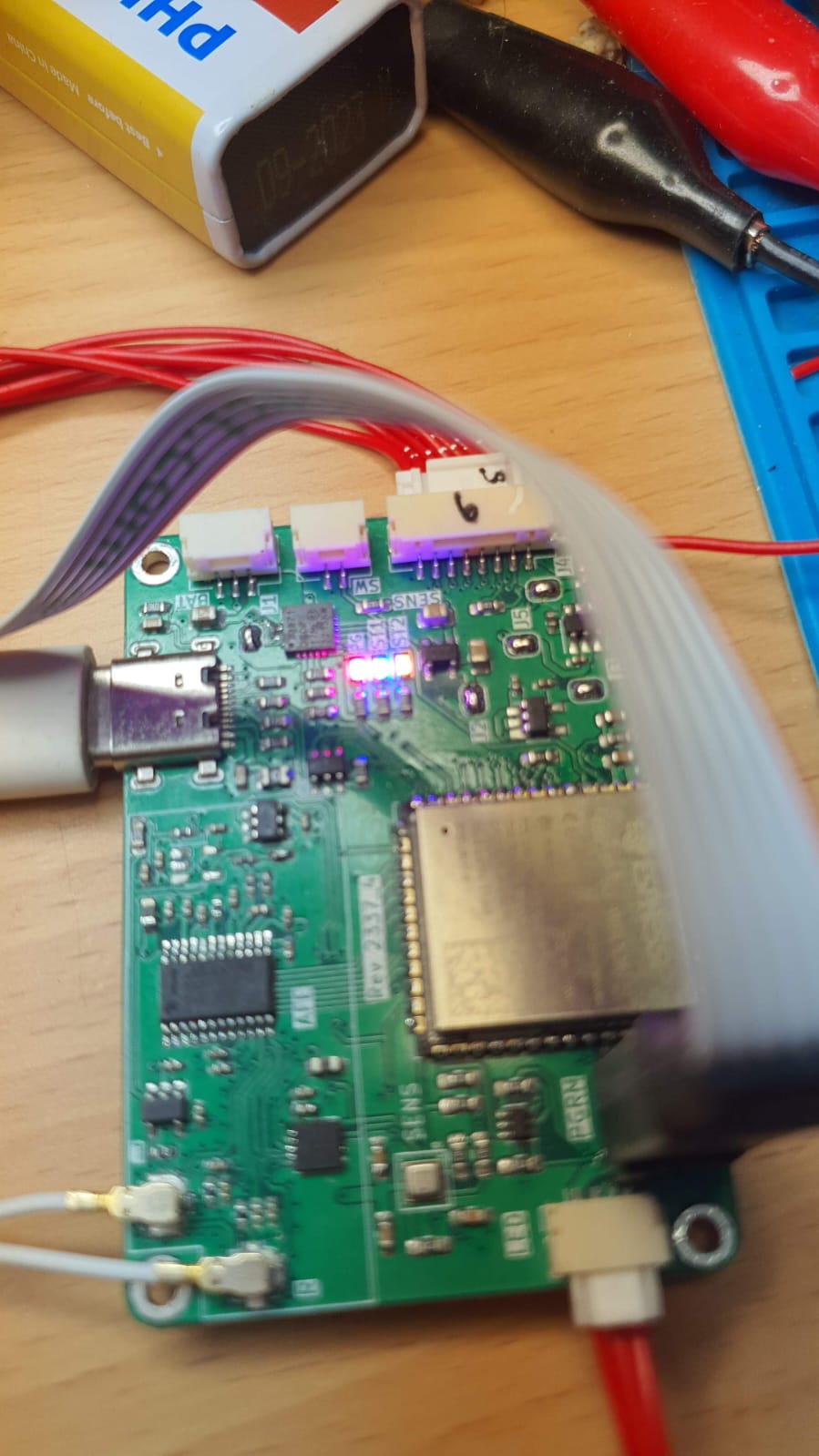 Detector board under development